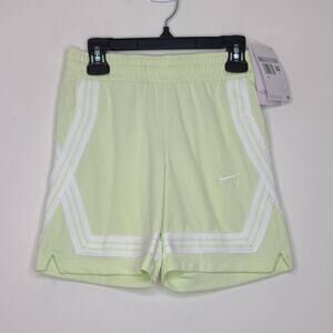 NWT Nike Dri-fit yellow green basketball athletic shorts - XS